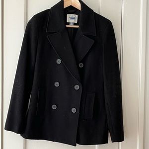 Black Old Navy Pea Coat